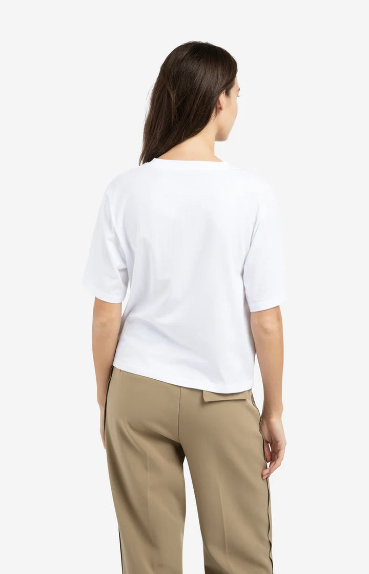 YAYA Yellow Soft Flock Print Top