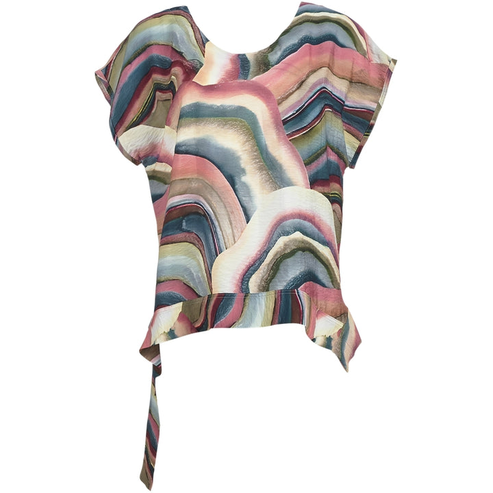 My Soul Wave Print Top