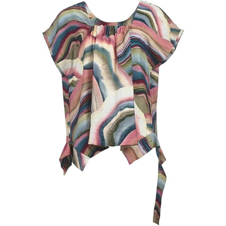 My Soul Wave Print Top