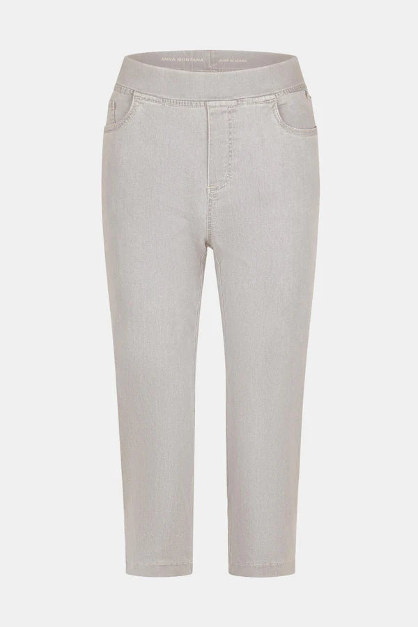Anna Montana Linen Angelika Jump In Slim 3/4 Jeans