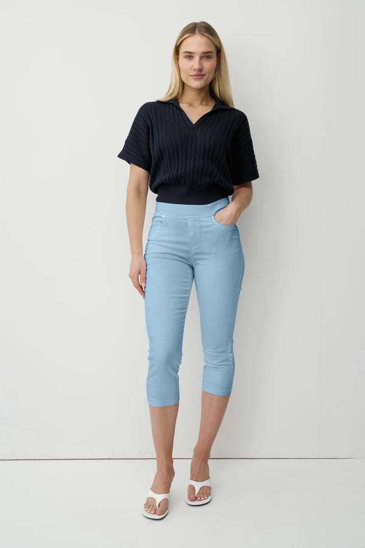 Anna Montana Bleached Angelika Jump In Slim 3/4 Jeans