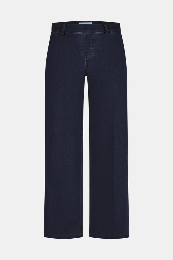 Anna Montana Mila Wide Leg 31"L Flexi Dark Blue Jeans