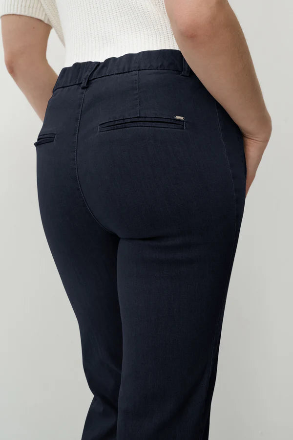 Anna Montana Mila Wide Leg 31"L Flexi Dark Blue Jeans