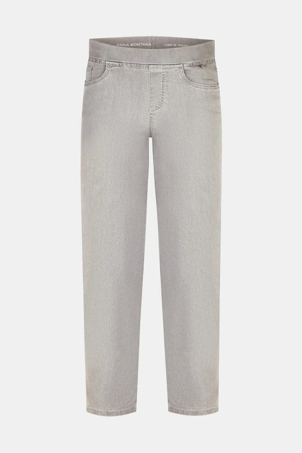 Anna Montana Jump In Slim 7/8 Leinen Jeans