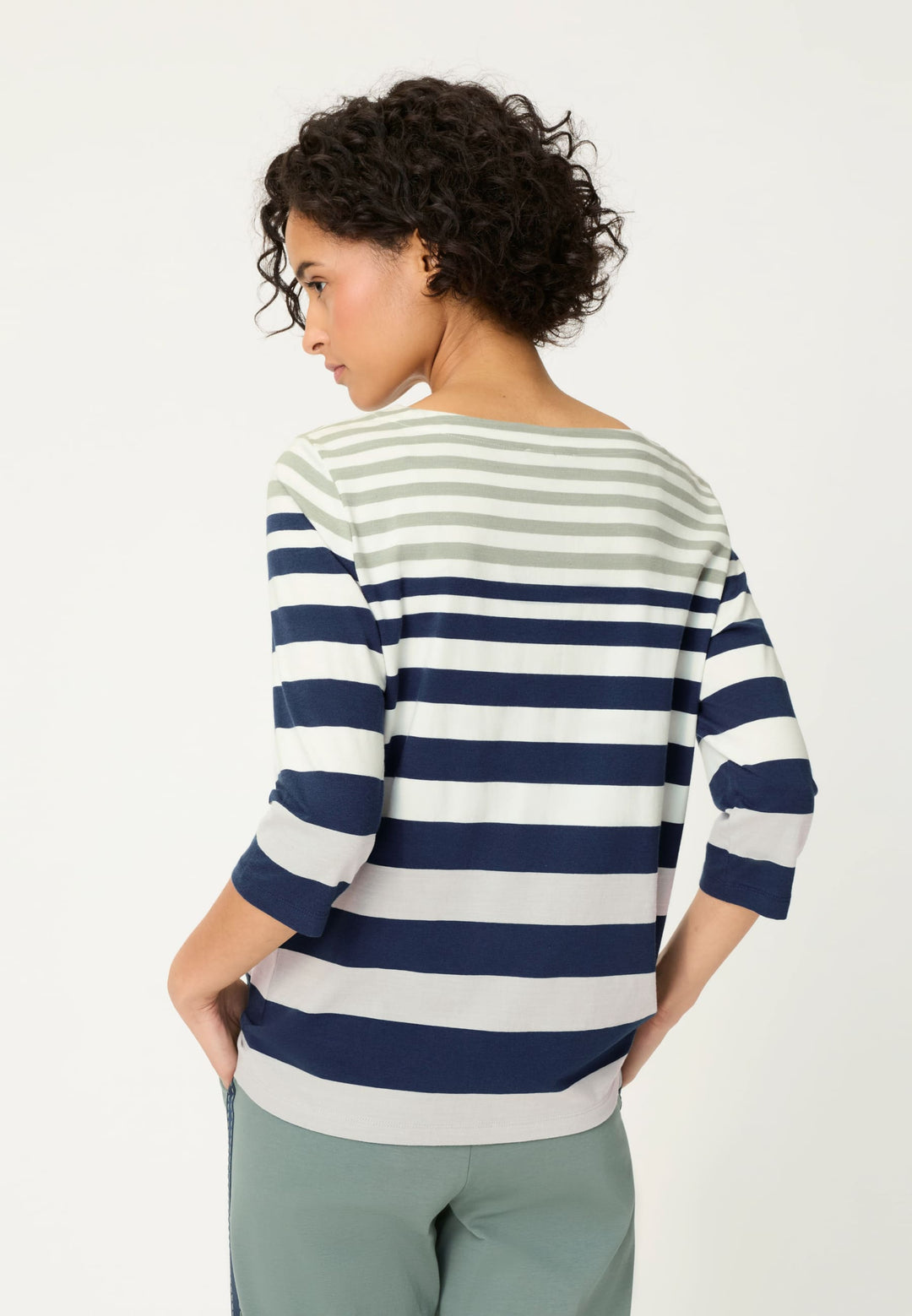 Olsen Striped Long Sleeve T-Shirt