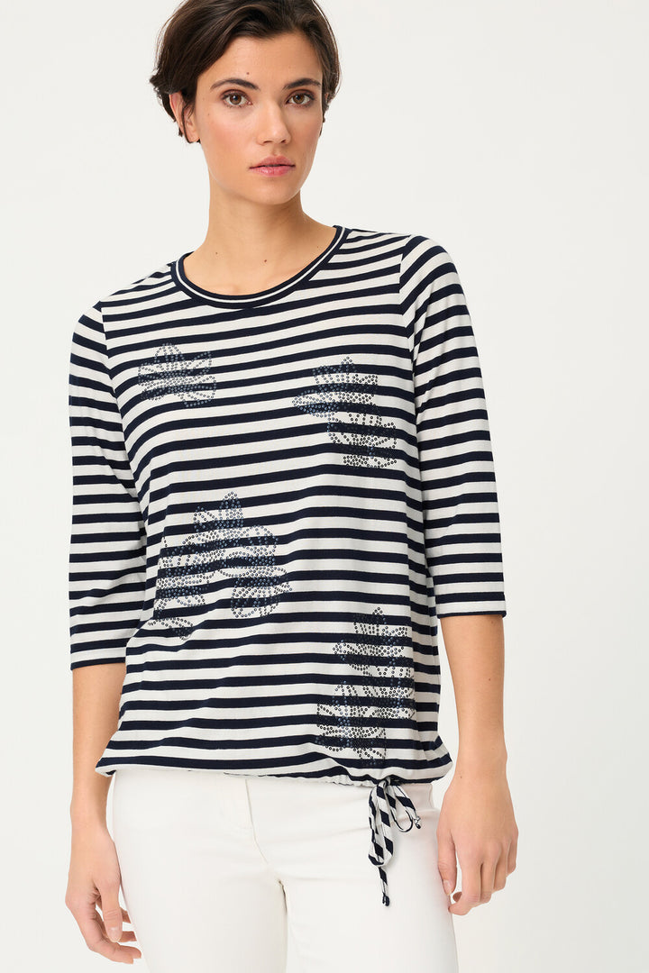 Olsen Blue Long Sleeve Top