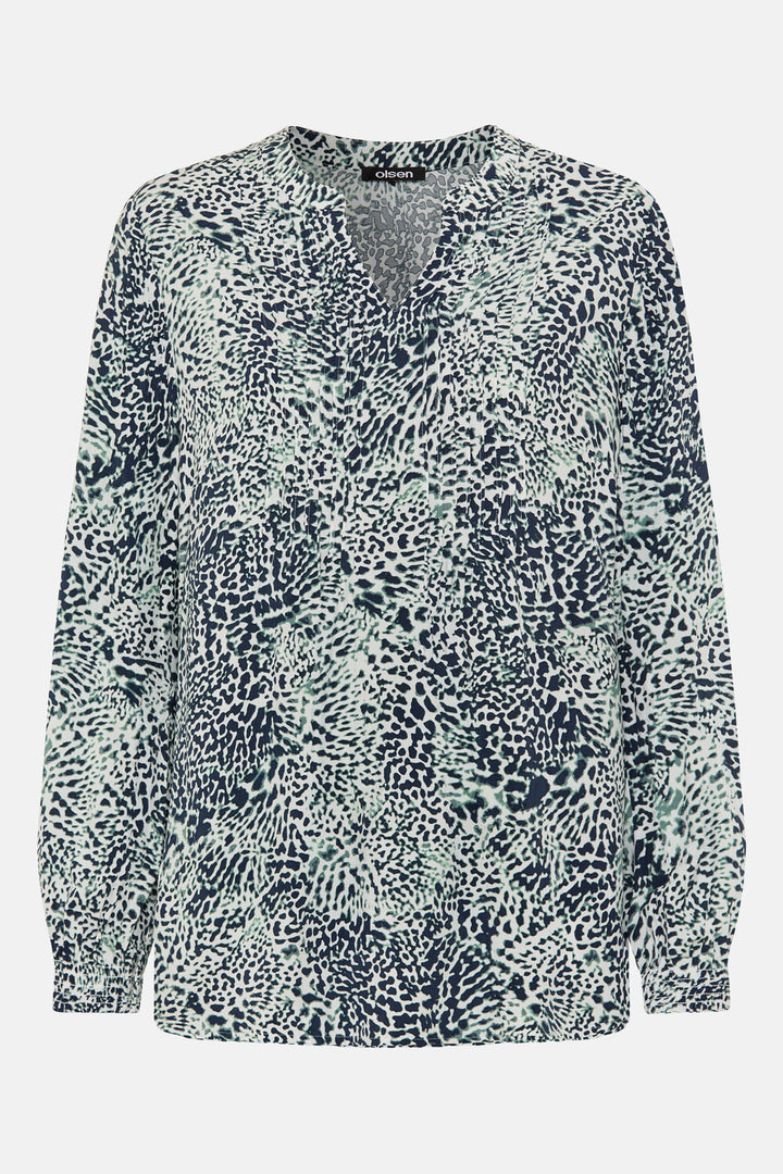 Olsen Multi Print Blouse