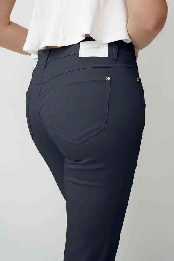 Anna Montana Zurich Slim 7/8 Marine Trousers