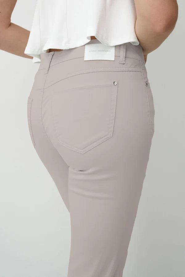 Anna Montana Zurich Slim 7/8 Sand Trousers