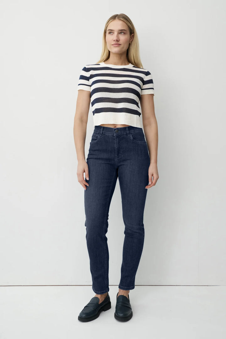 Anna Montana Angelika Slim Fit Dark Denim Jeans