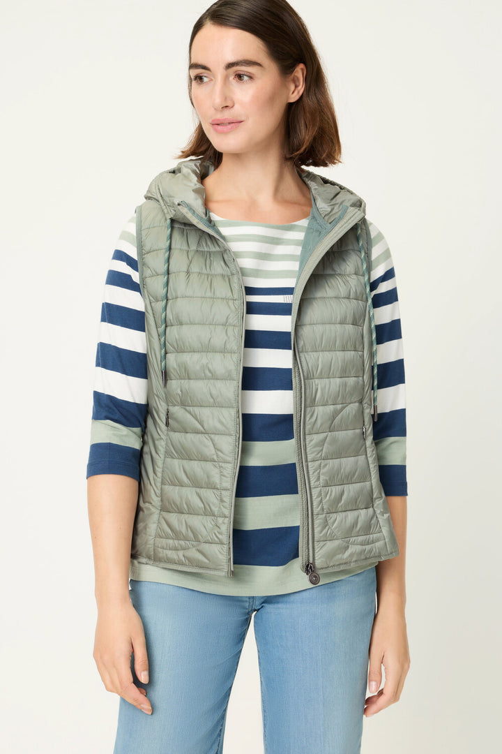 Olsen Green Lightweight Gilet