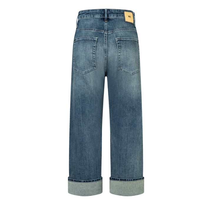 Mac Jeans Baggy Straight Blueish Green Tinted Jeans