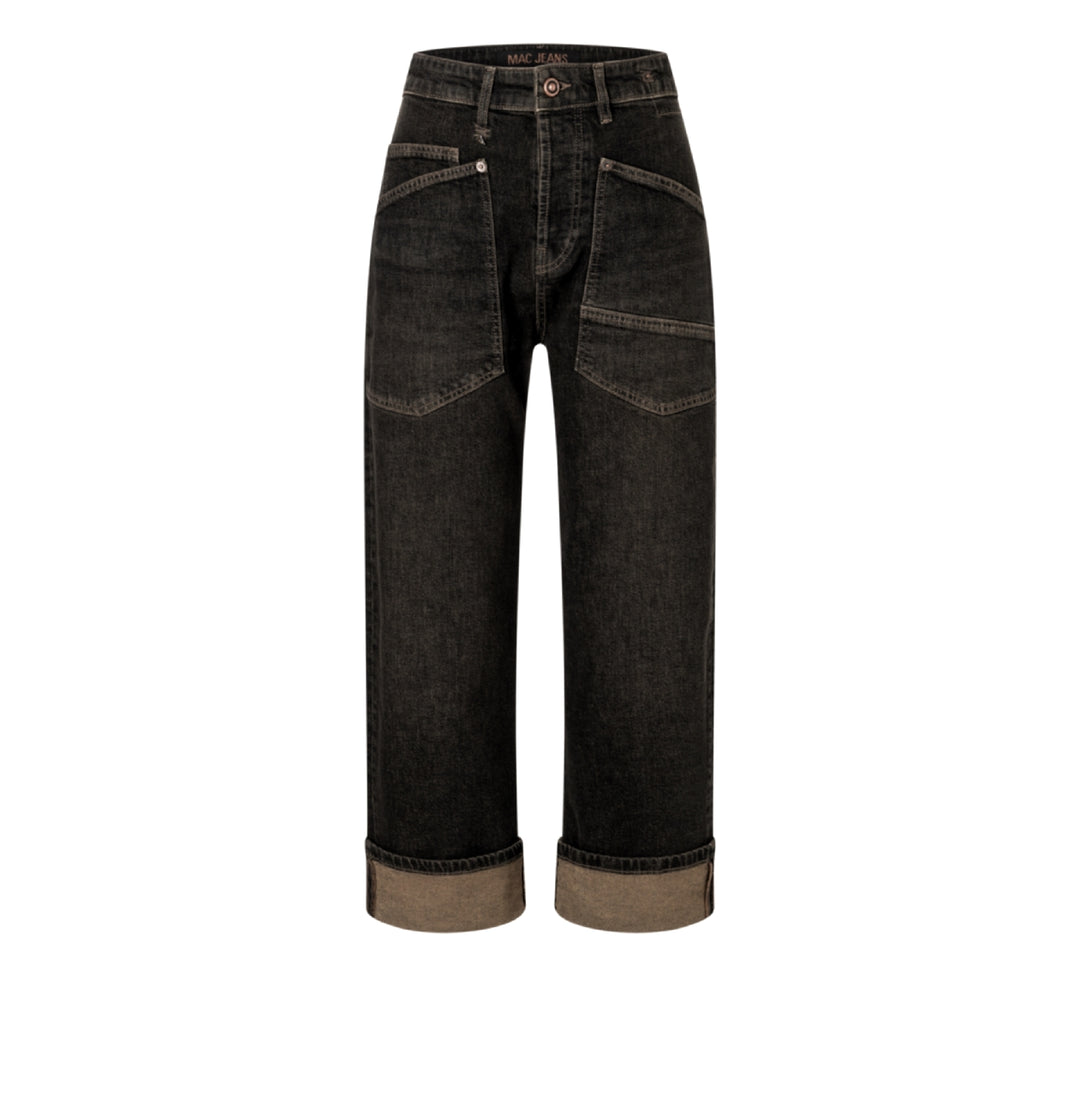Mac Jeans Baggy Straight Brown Tinted Wash Jeans