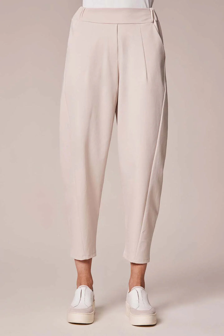 Decollage Sand Barrel Leg Trousers