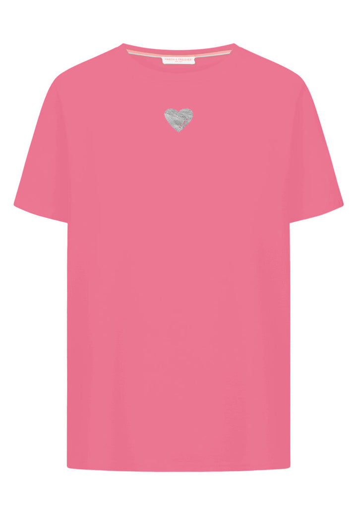 Frieda & Freddies Pink Short Sleeve Top