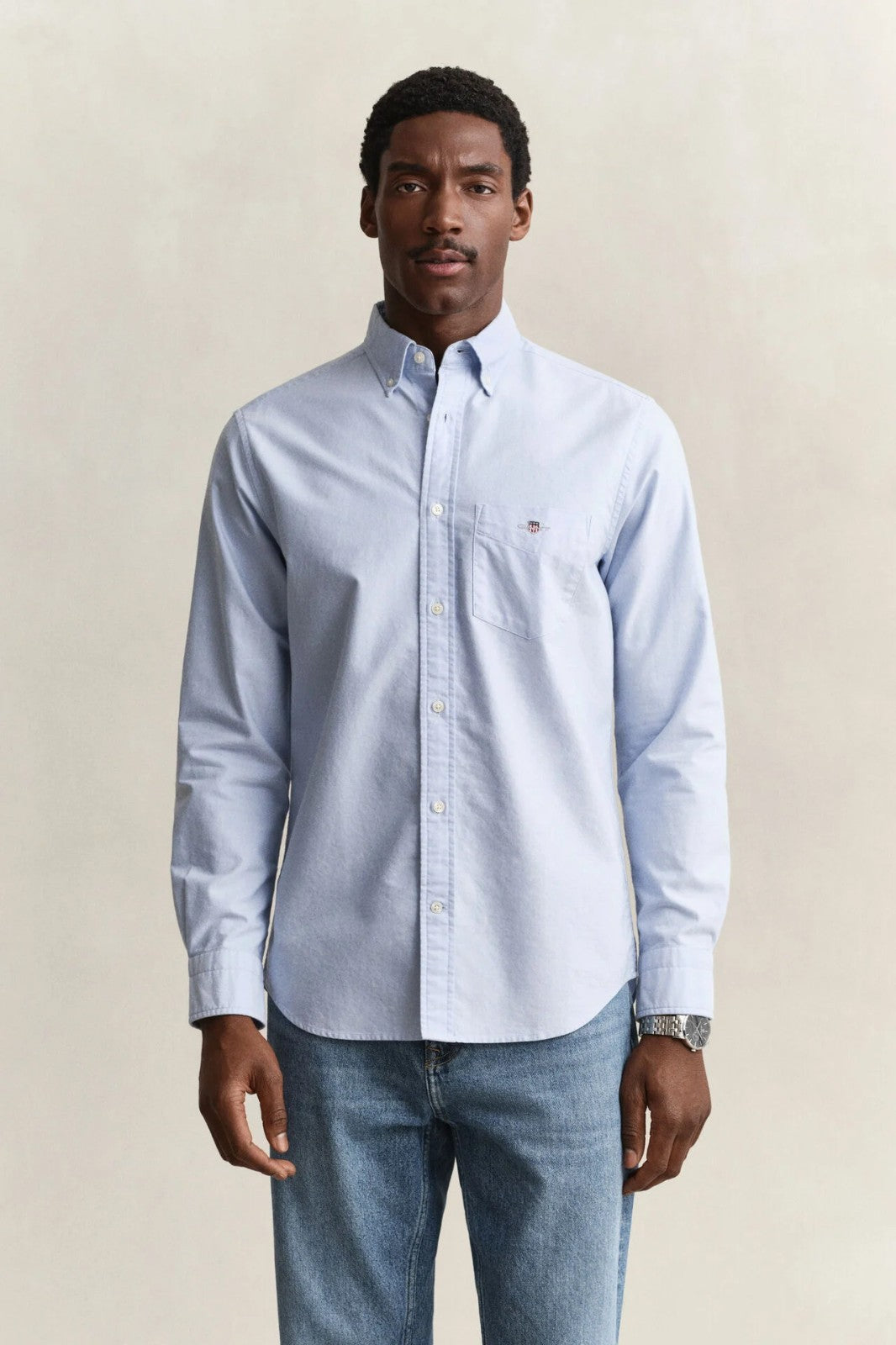 GANT Regular Fit Cotton Oxford Shirt, Blue