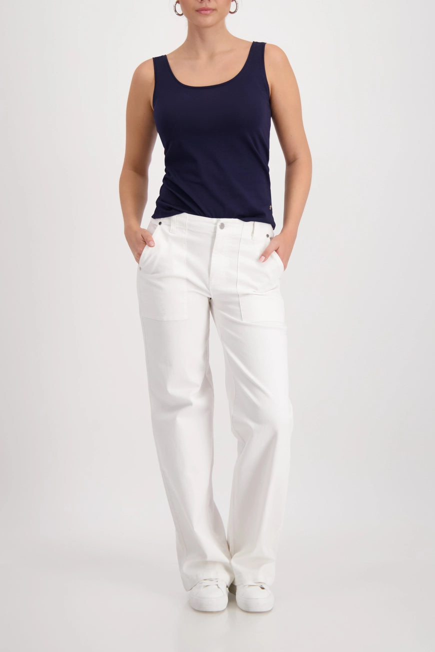 Monari Navy Basic Vest Top