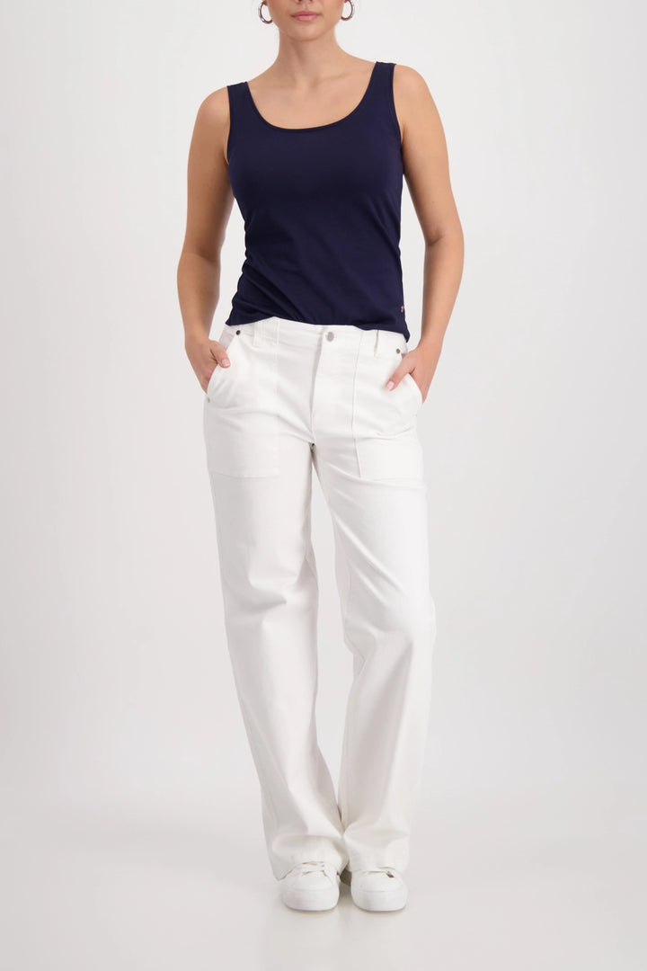 Monari Navy Basic Vest Top