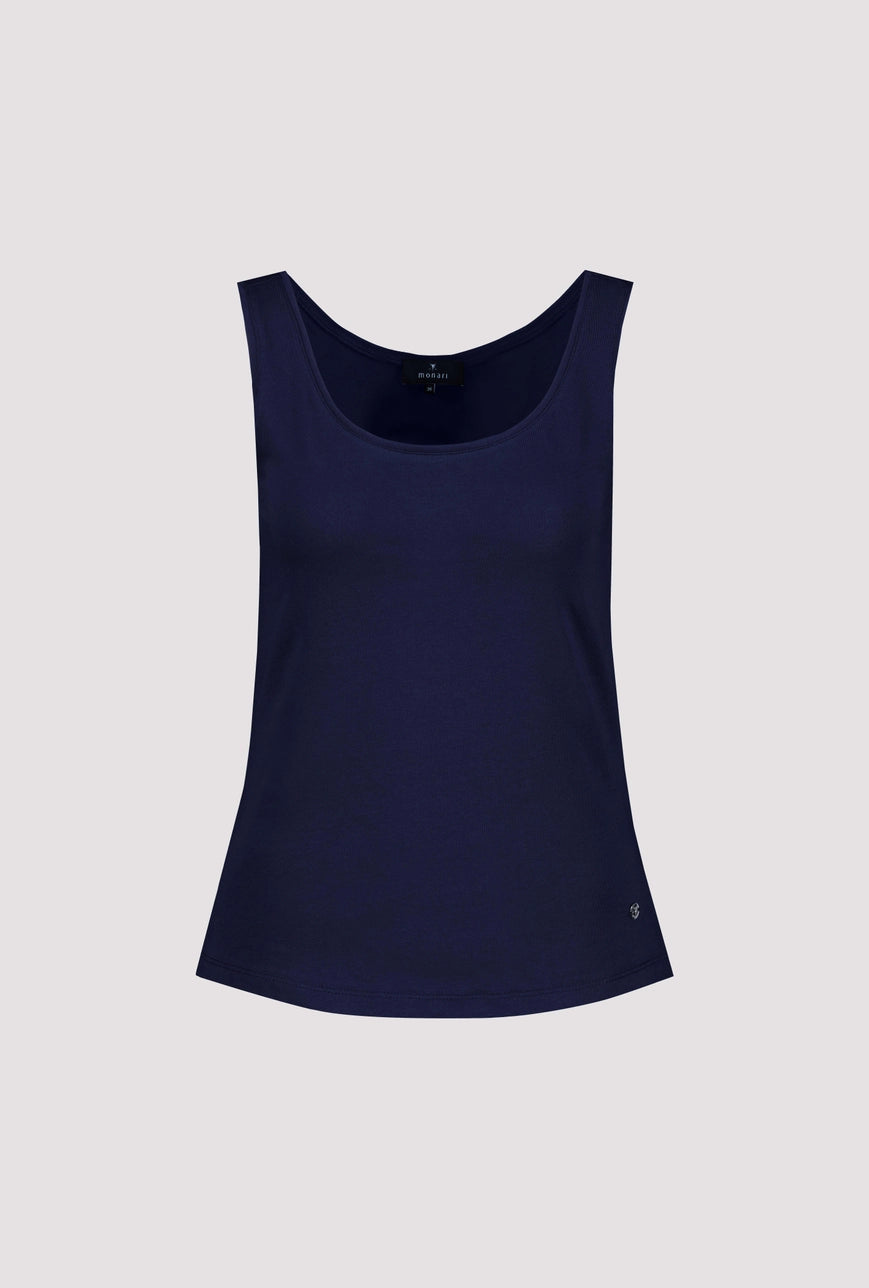 Monari Navy Basic Vest Top