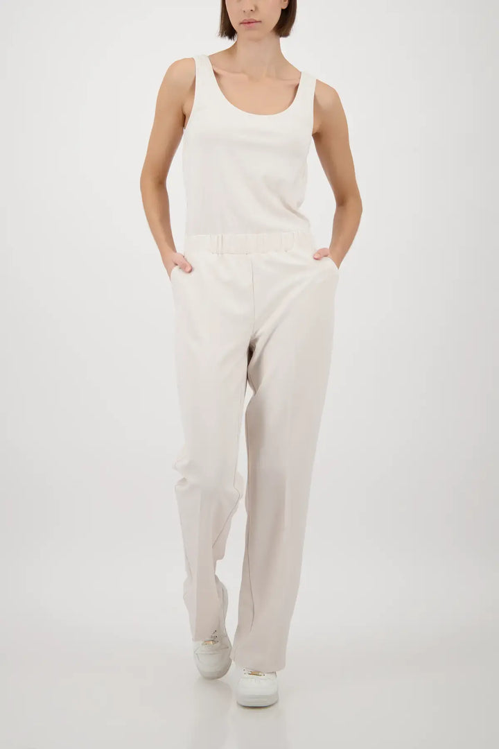 Monari Beige Basic Vest Top