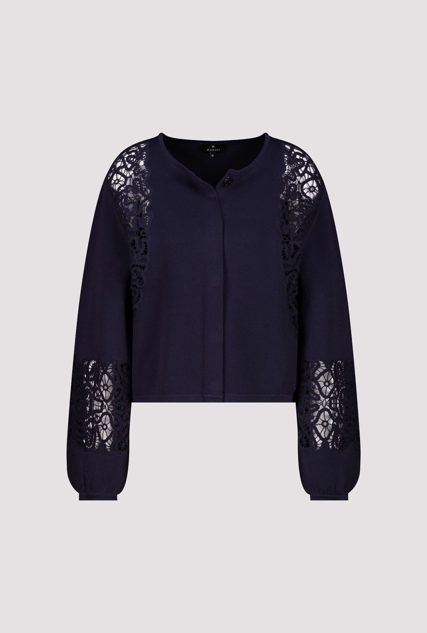 Monari Navy Lace Cardigan