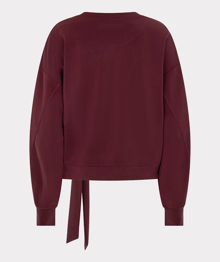 EsQualo Knot Detail Jumper, Merlot