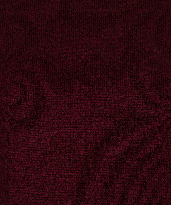 EsQualo Raglan Round Neck Jumper, Merlot