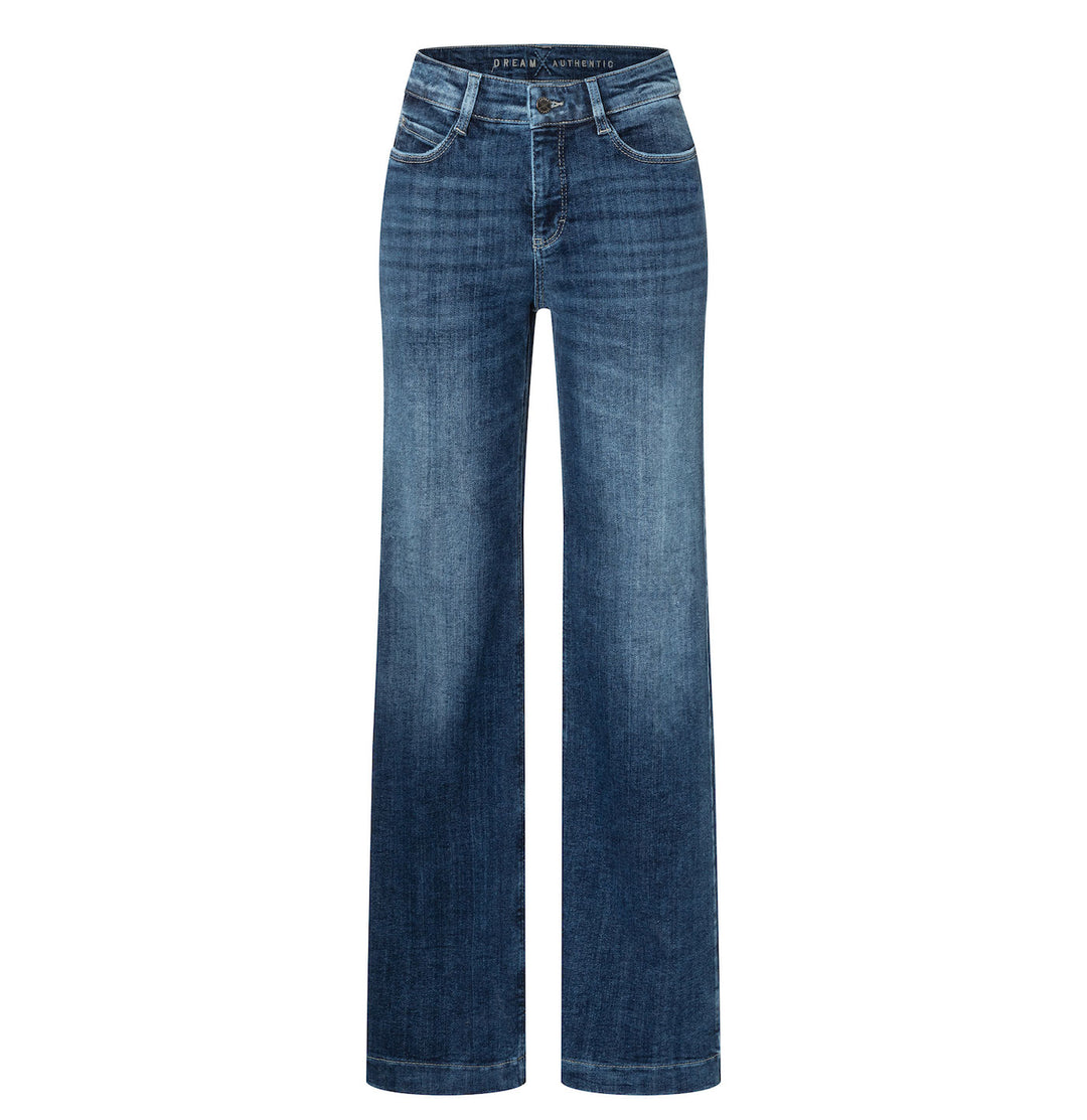 Mac Jeans Dream Wide Denim Cobalt Authentic Wash Jeans