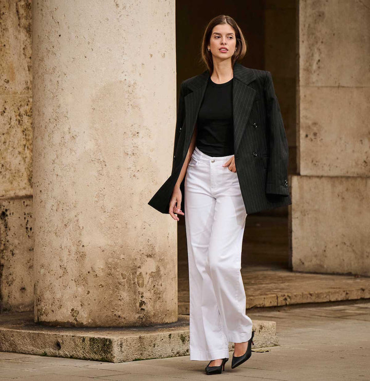 Mac Jeans Dream Wide White Dream Wonder Denim Jeans