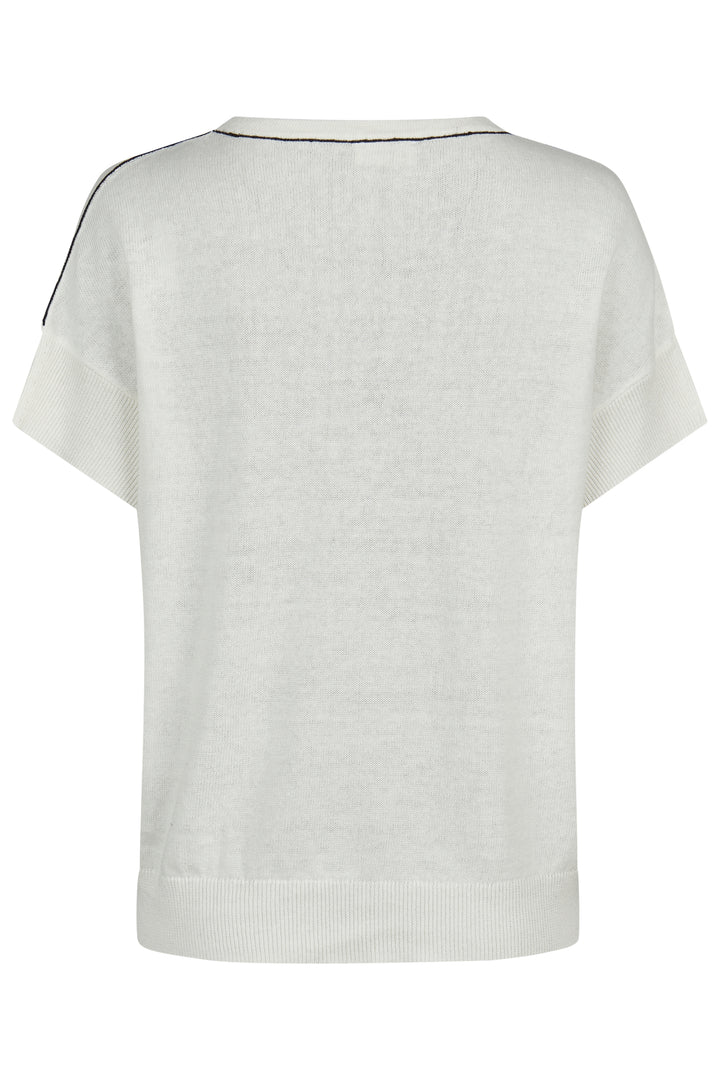 Barbara Lebek Off White Simple Pocket Top