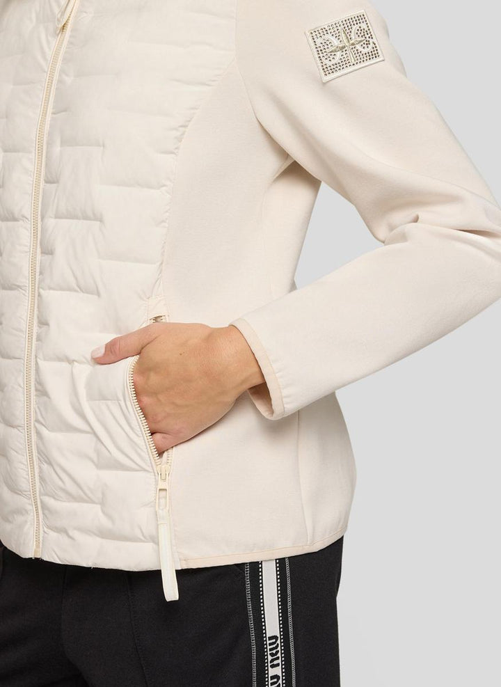 Rabe Off White Quilt Jacket