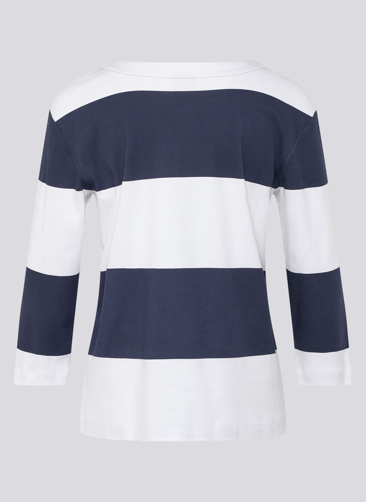 Rabe Navy Wide Stripes Shirt