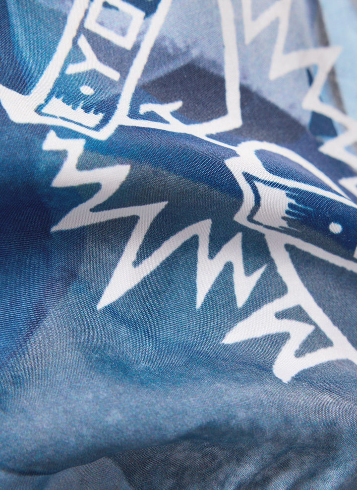 Rabe Navy All-Over Print Top