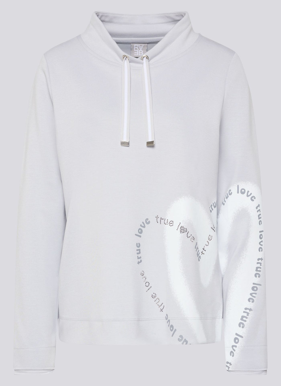 Rabe Light Grey Tunnel Collar Hoodie