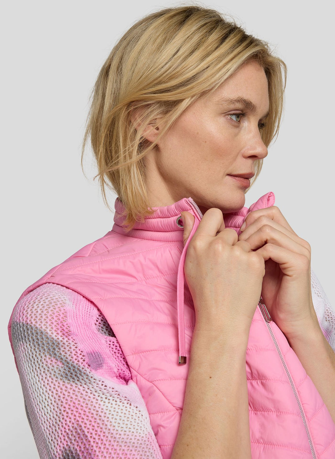 Rabe Pink Quilted Gilet