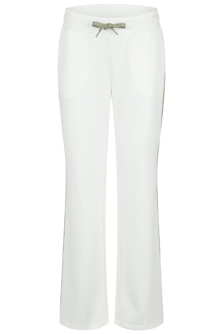 Barbara Lebek Off White Straight Leg Trousers