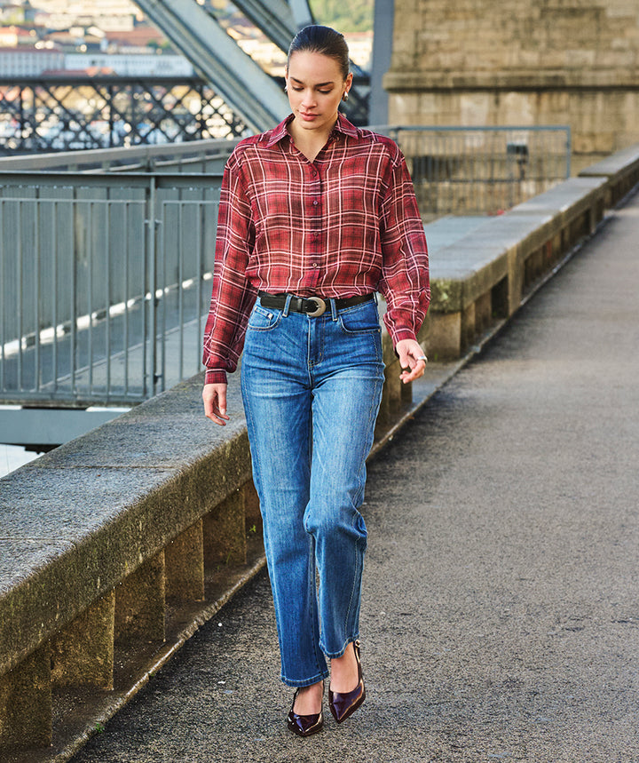 EsQualo Straight Denim Jeans