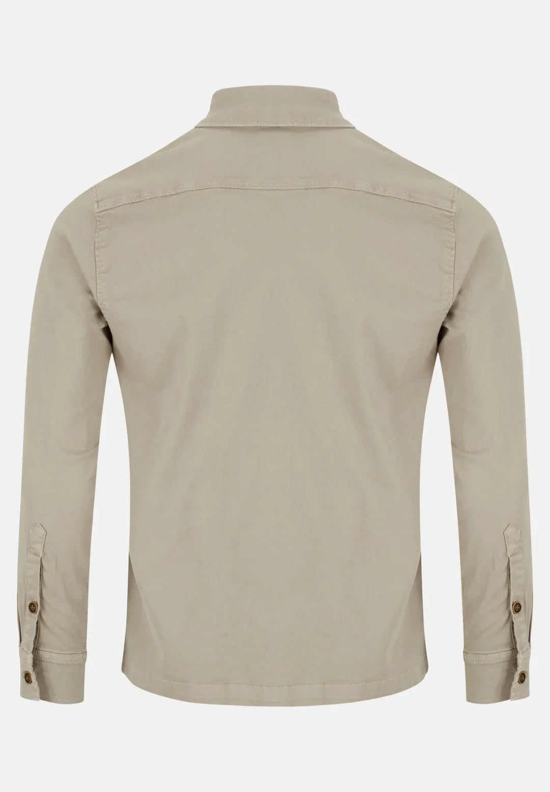 6th Sense Twill Overshirt, Dark Khaki