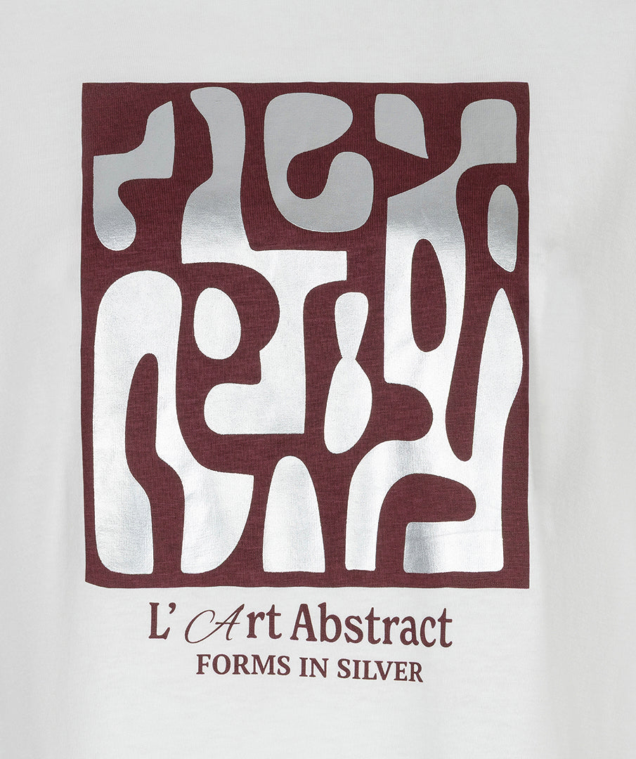 EsQualo 'Forms' T-shirt, Merlot
