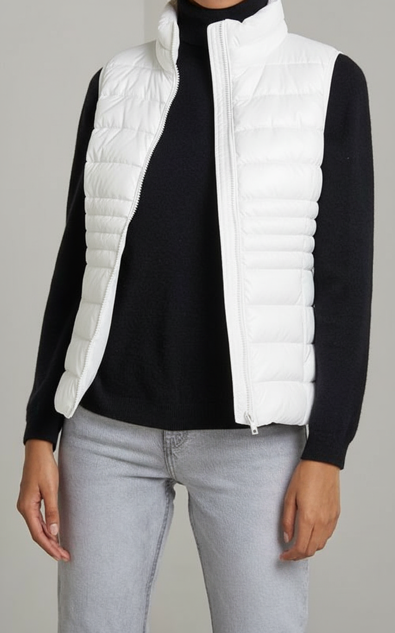 Lightweight Metallic Down Gilet