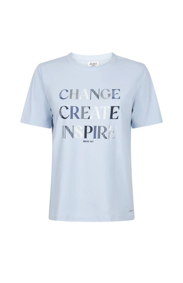 Zoso Claire Light Blue Travel Top