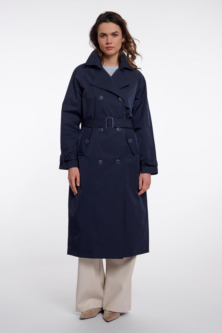 Rino & Pelle Era Navy Double Breasted Coat