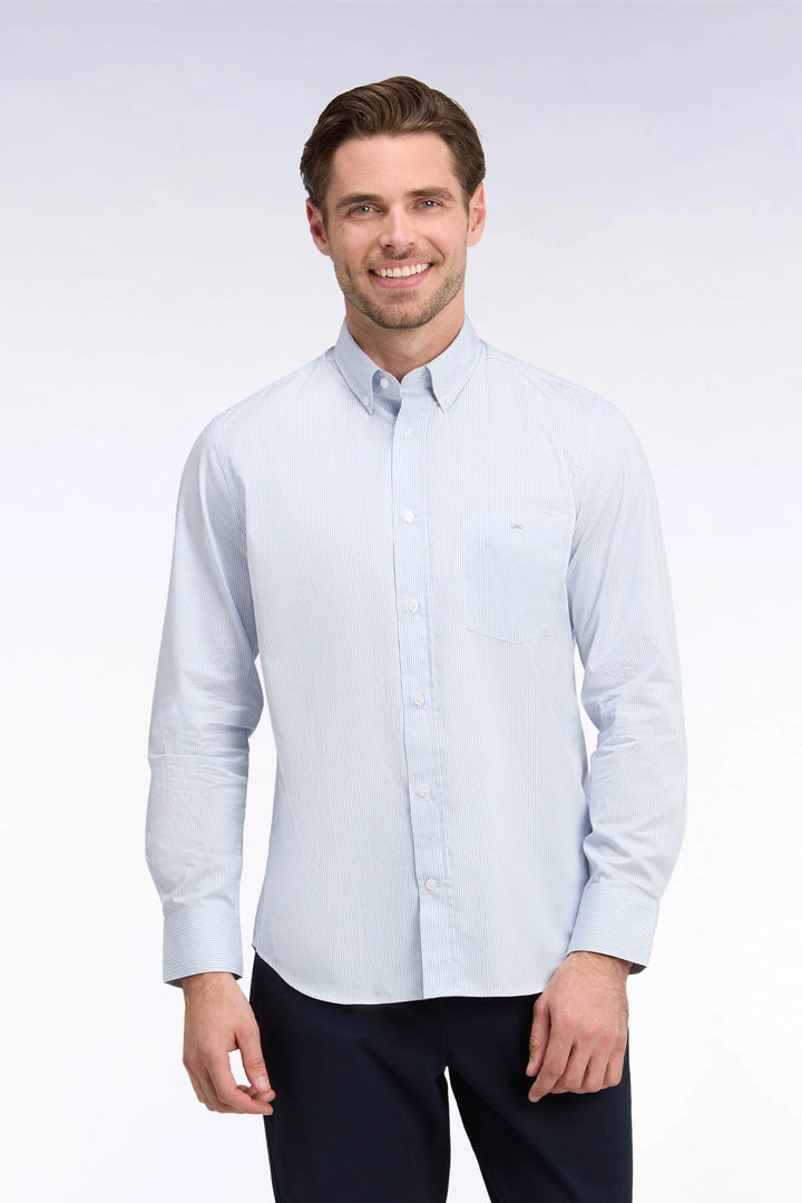 Eden Park Sky Stripes Shirt, Blue