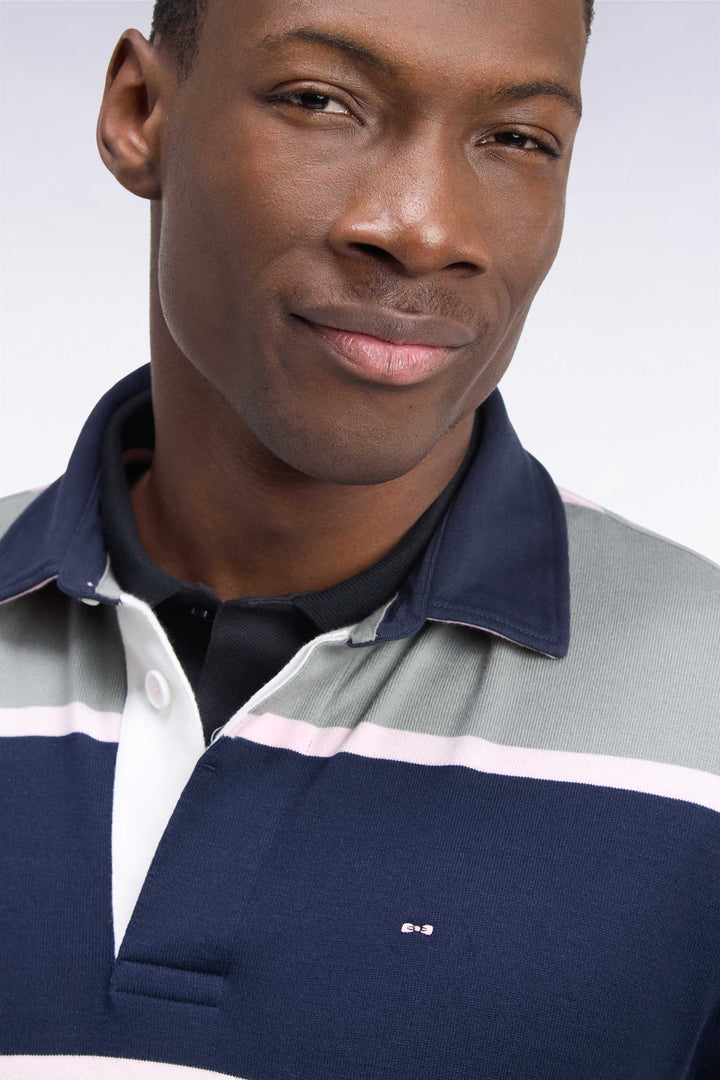 Eden Park Long Sleeved Striped Jersey, Khaki