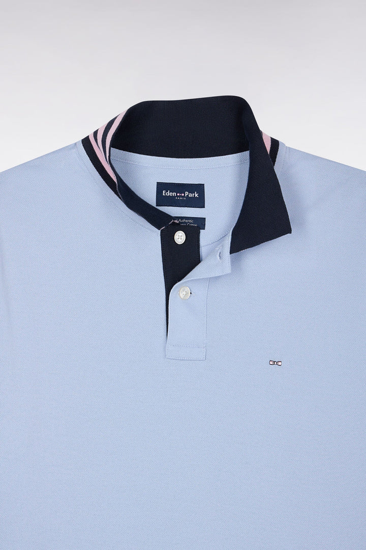 Eden Park Pima Cotton Polo Shirt, Blue