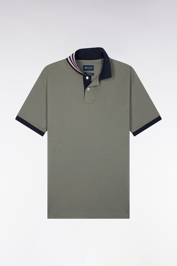 Eden Park Pima Cotton Polo Shirt, Khaki