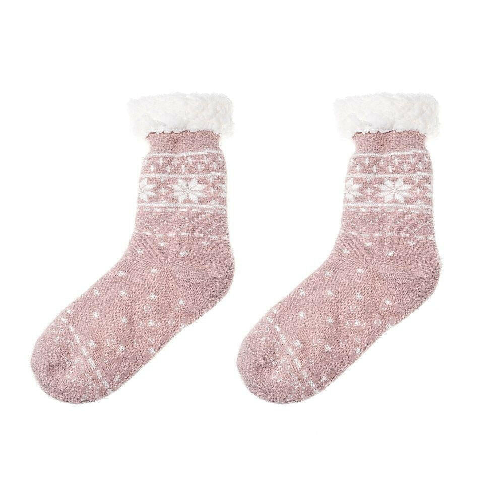 Nordic Christmas Thick Fluffy Socks