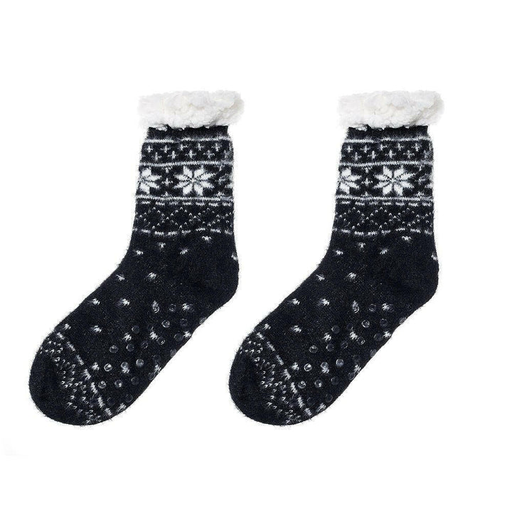 Nordic Christmas Thick Fluffy Socks