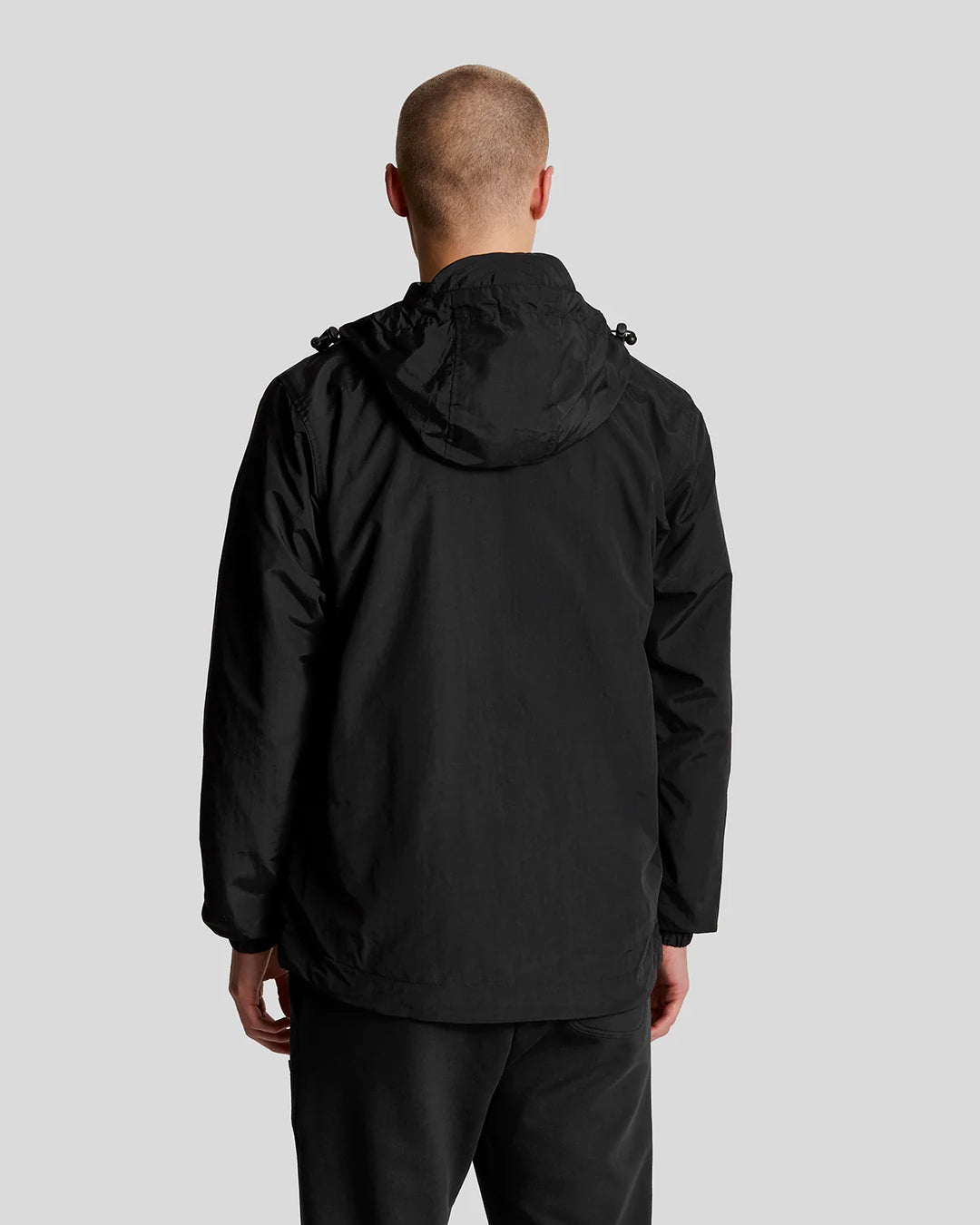 Lyle & Scott Water Resistant Hooded Jacket, Jet Black