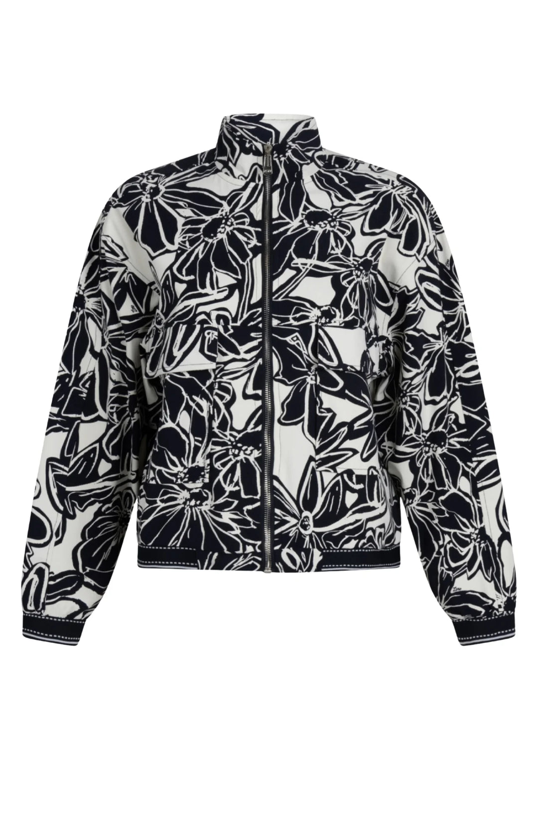 Zoso Jenny Night Blue Print Travel Jacket